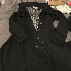 BLACK BUTTOM UP JACKET